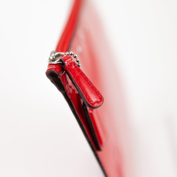 COACH Red Patent Leather Tech Case with Studs - Picture 8 of 10